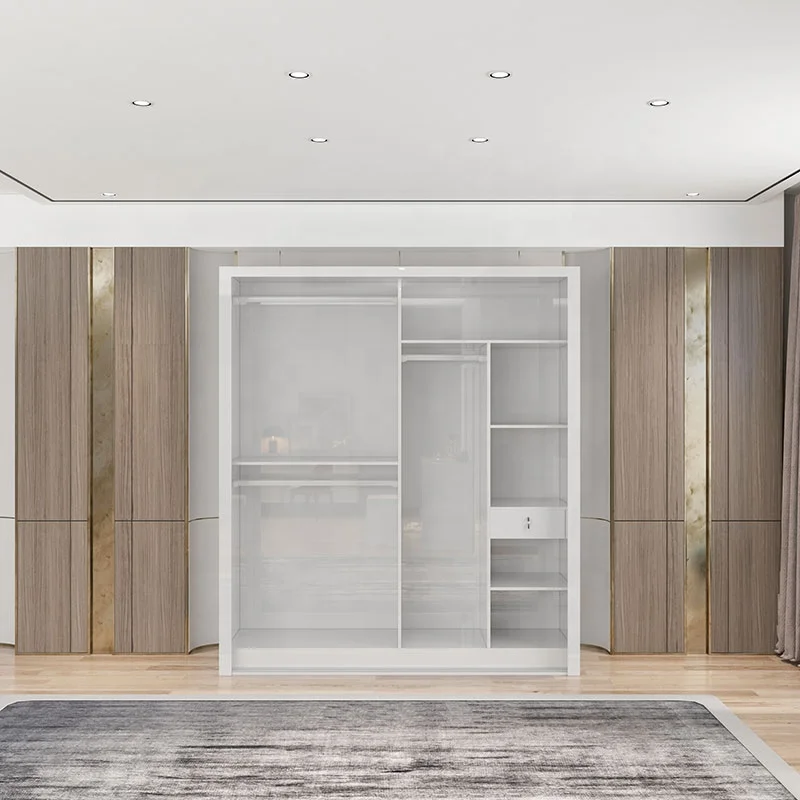 modern king size bedroom set nordic bed set furniture bedroom sliding wardrobe with mirror door white turkish bedroom full set