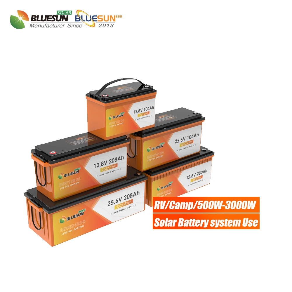 Getting solar pv battery 12V 24V 48V lifepo4 300ah 200ah 100ah 24v lithium battery for home energy storage battery