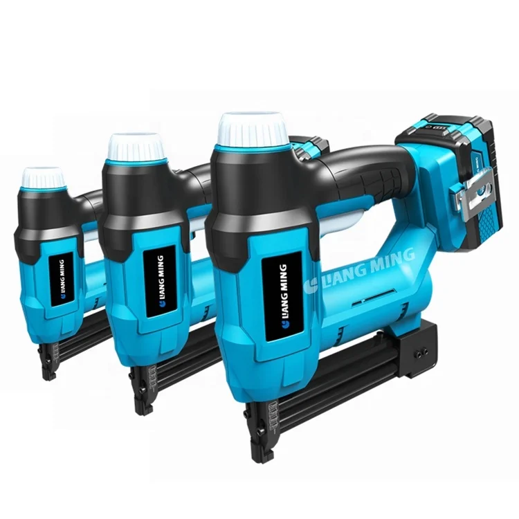 Electric Power 18V Lithium Battery Cordless Nail Gun Air Staple Gun Stapler Nailer Screw Gun Nailgun model NG-L0118-2T