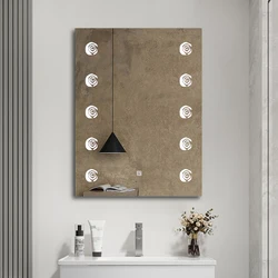 ODM/OEM Low Price Design Sensor Touch Switch Defogger Waterproof Hotel Bathroom Wall Smart Led Mirror