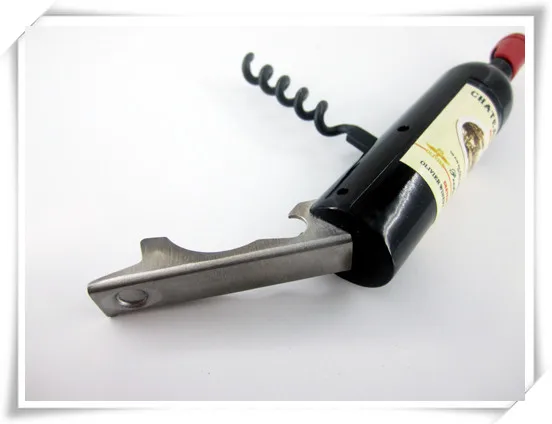 Red Wine Shape bottle opener Corkscrew