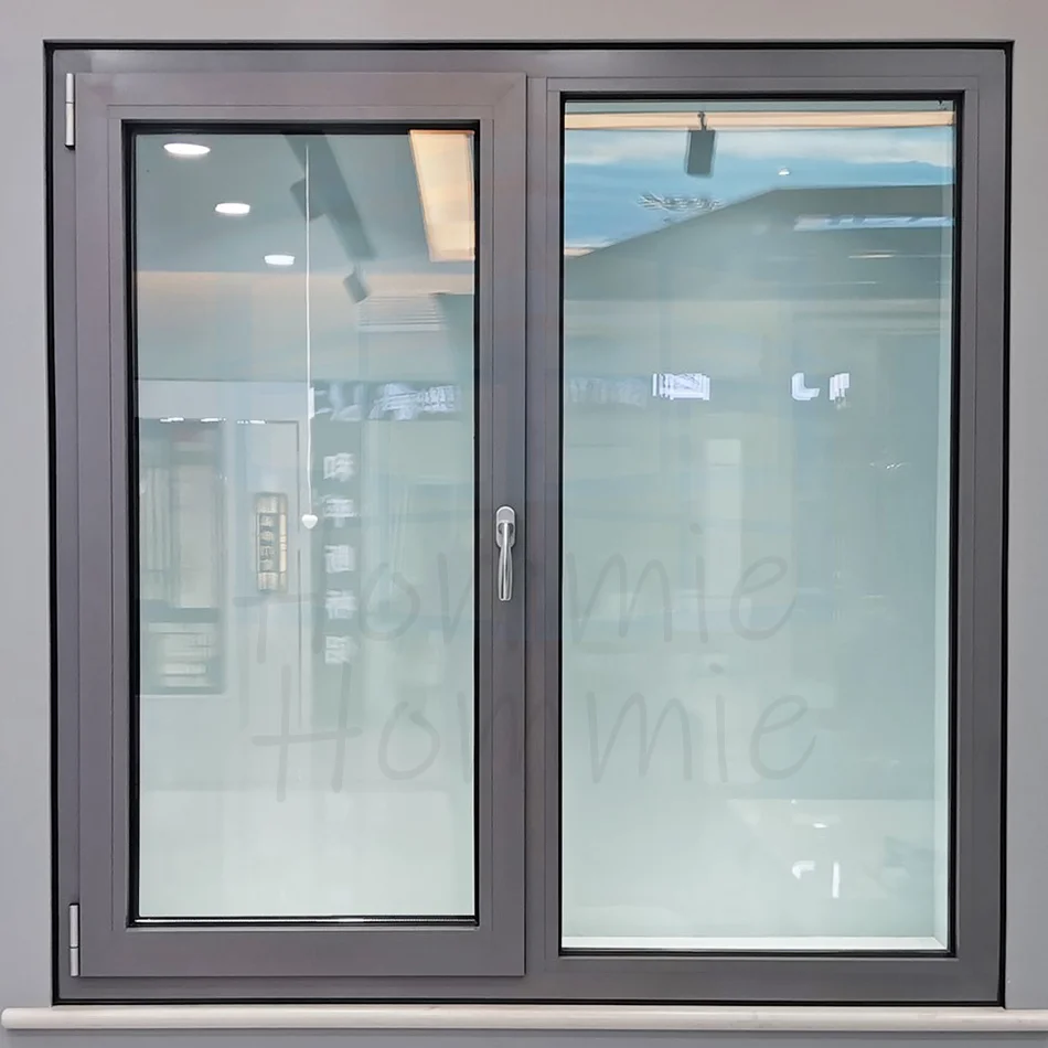 China Window Manufacturer Customization Hurricane Impact Aluminum Windows PA66 Thermal Break Aluminum Casement Windows