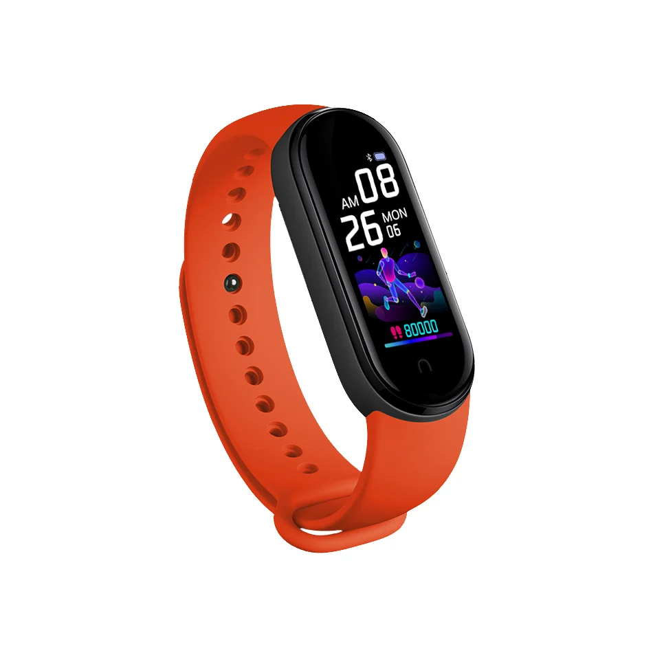 
OFO New product M5 smart watch Hot Sale Music Play BT Call Fitness Tracker Band MI 5 Heart Rate Smart Bracelet Smartwatch M5 
