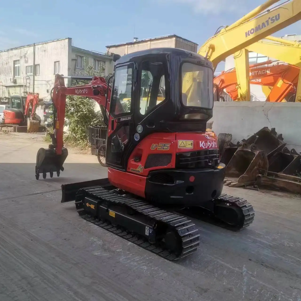 Kubota U35 землеройный экскаватор б/у мини-экскаваторы с мощным двигателем SK35 PC35 305 5