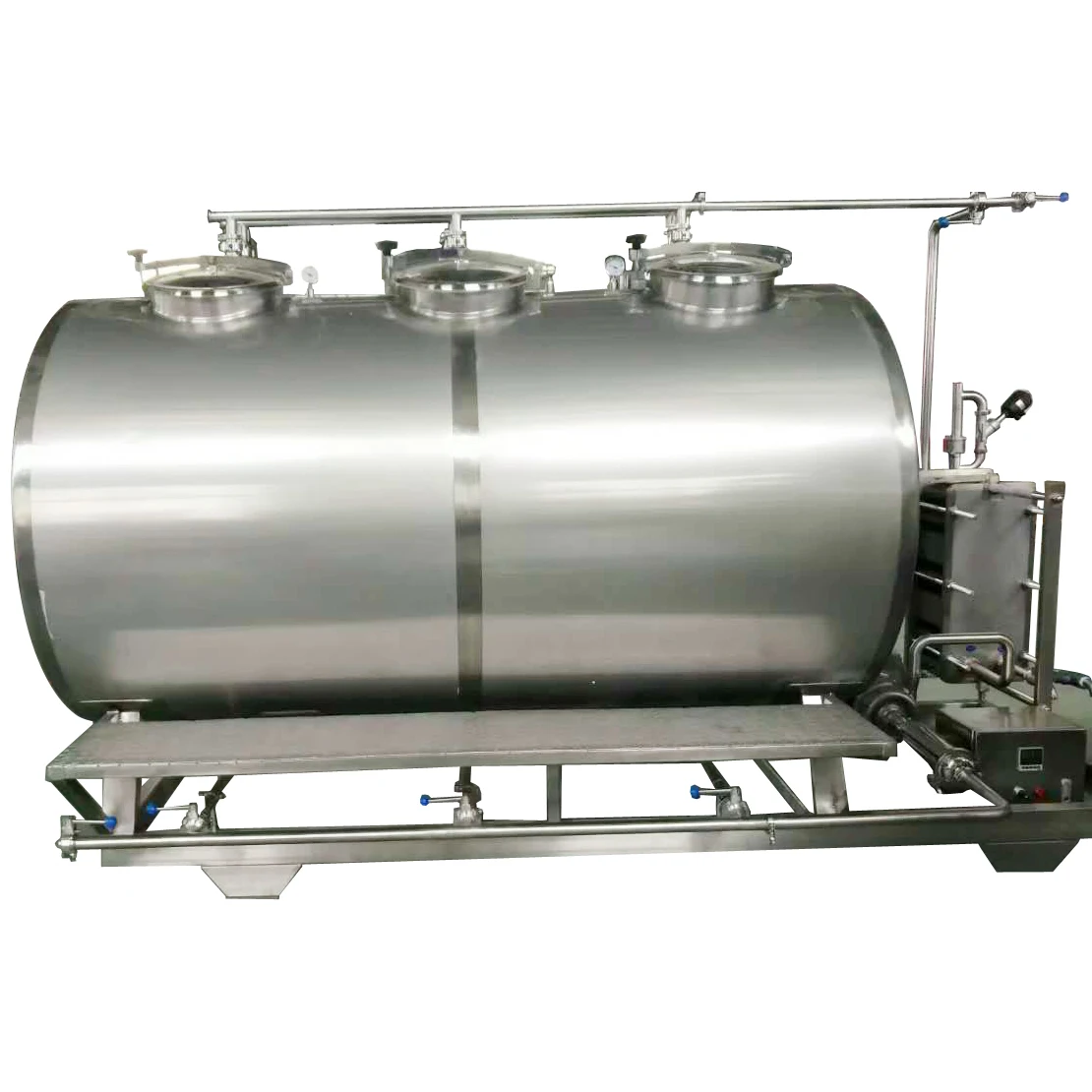 Food grade semi automatic brewery washing machine cip cleaning system cleaning the pipeline