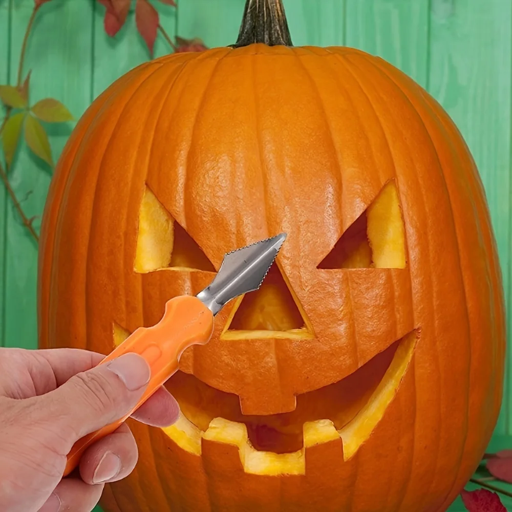 Halloween pumpkin carving knife set pumpkin lamp DIY carving tools clay tools cut pumpkin hand tools