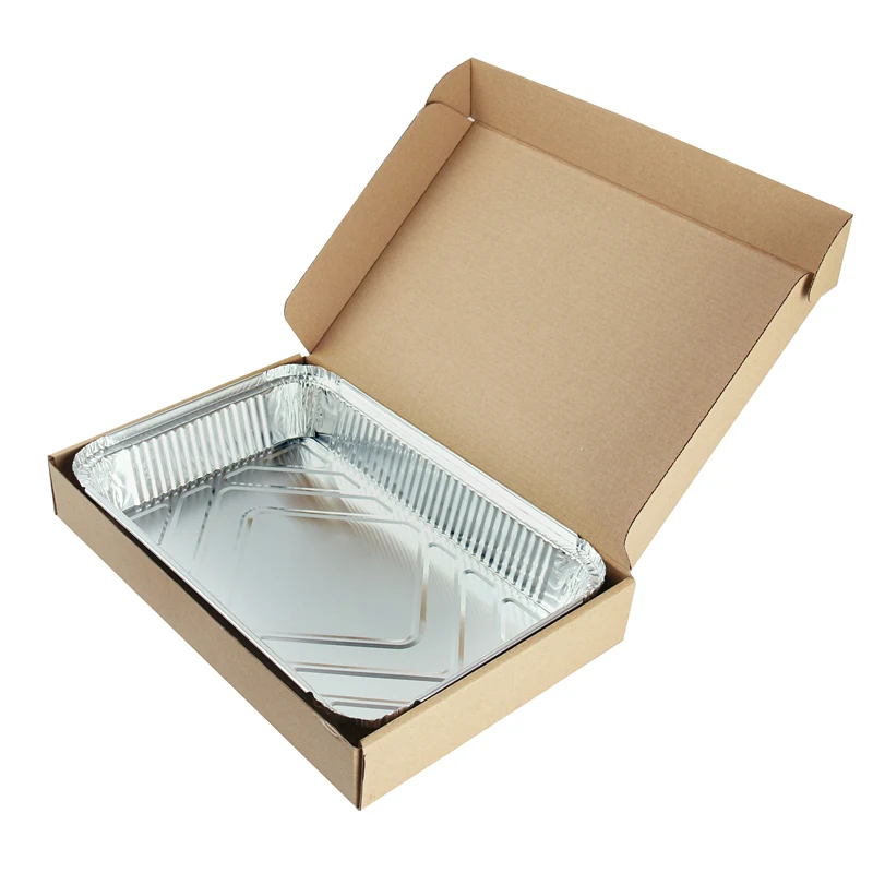 China Aluminum Foil Disposable Aluminum Foil Serving Trays Aluminium Containers And Foil Barbecue Tray