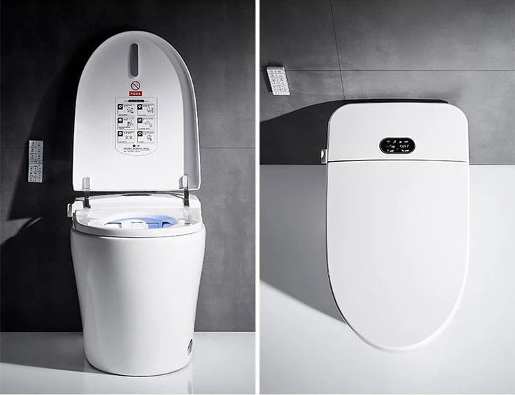 USA Local Stock Home Bathroom Wc Cheap Toilet Bowl Sanitary Electric Smart White Auto Toilet