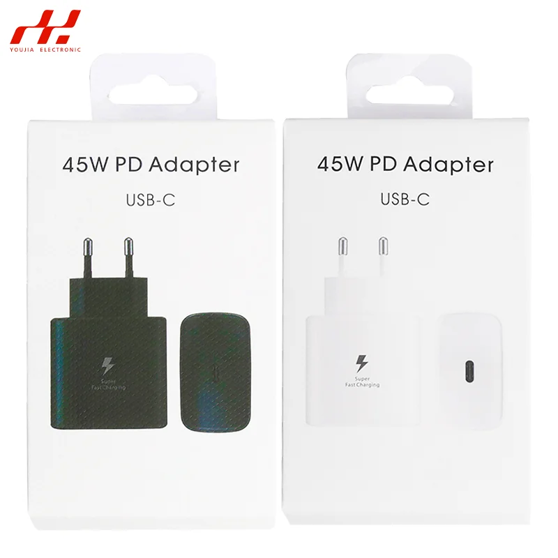 For Samsung Galaxy Z Fold 4 3 2 S20 S21 FE A33 A53 A73 45W Charger Original Super Fast Charge Usb Type C Pd PPS Quick Charging