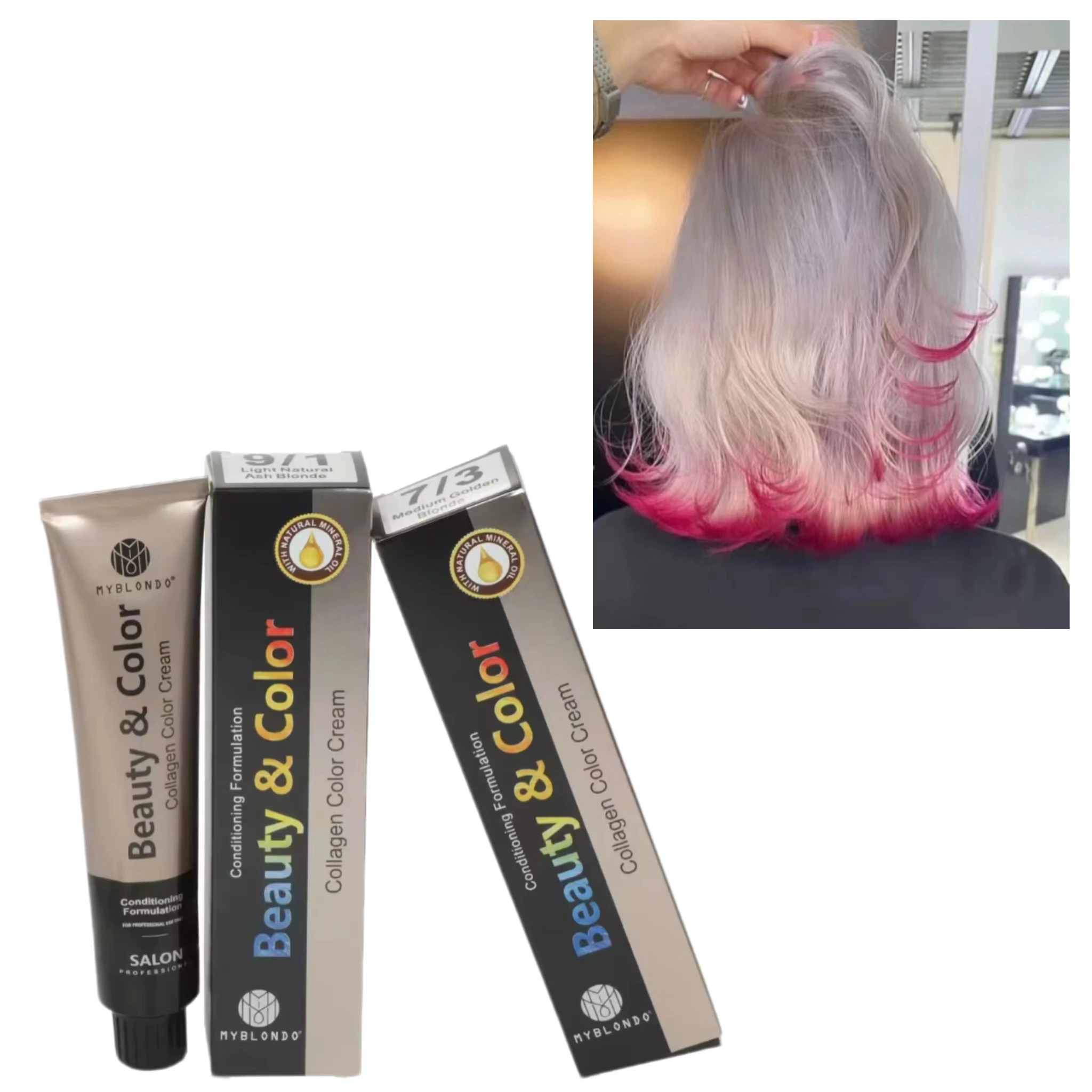 Manufacturer OEM/ODM Hair Dye Best Permanent Beauty Products Professional Hair Color Cream