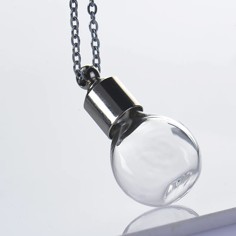 
Rice pendants vialrice pendants 1ml essential oil perfume bottle empty glass bottle Hollow glass wishing bottle necklace pendant 