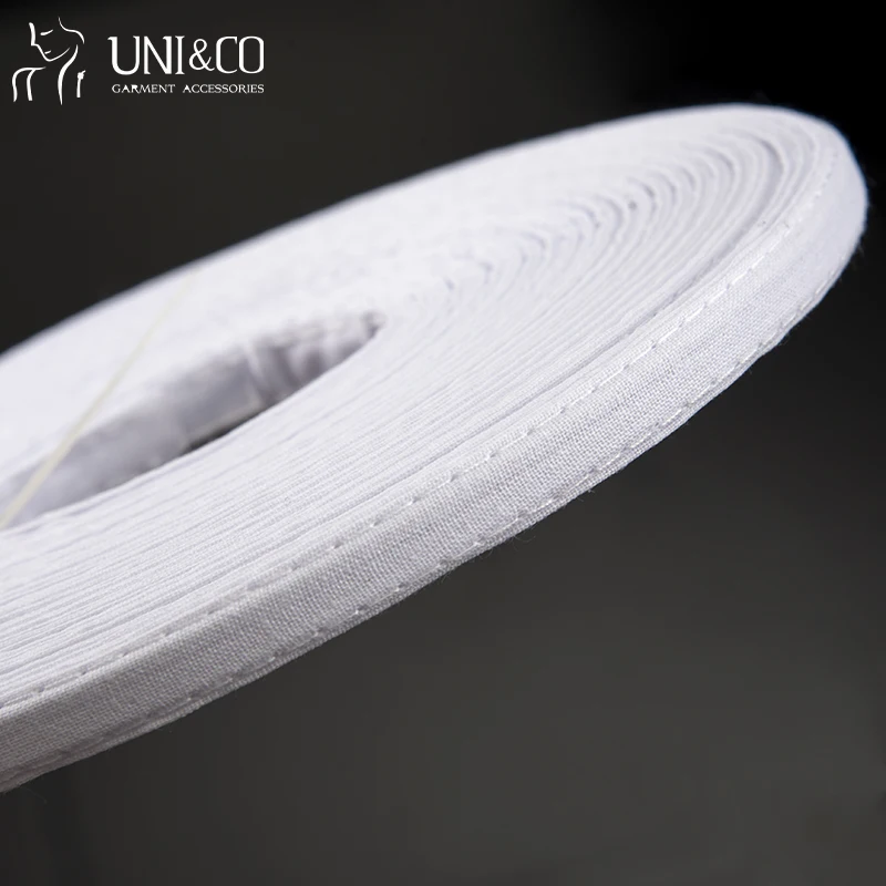 Wholesale Garment Accessory PP Plastic Bra Bone And Corset Fabric Covered Cotton Boning