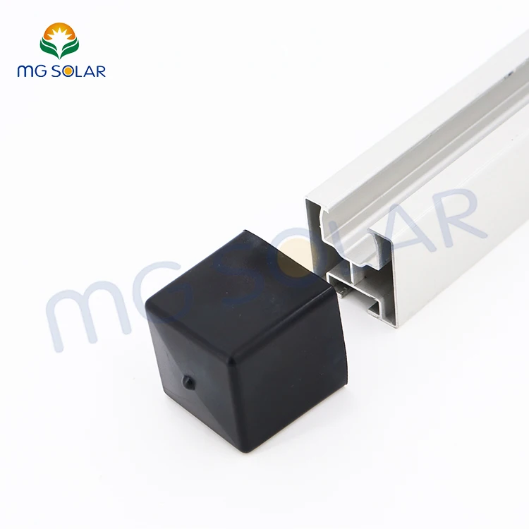 EPDM Solar Panel End Lid For Rail For Protect The Rail From Water Rail End Cap