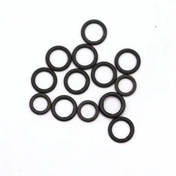 Round Rig Rings Carp Fishing Tackle Quick Change Matt Black Fishing Rigs O Rings