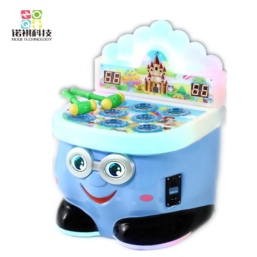 Hammer hit frog hitting game coin operated machine arcade game