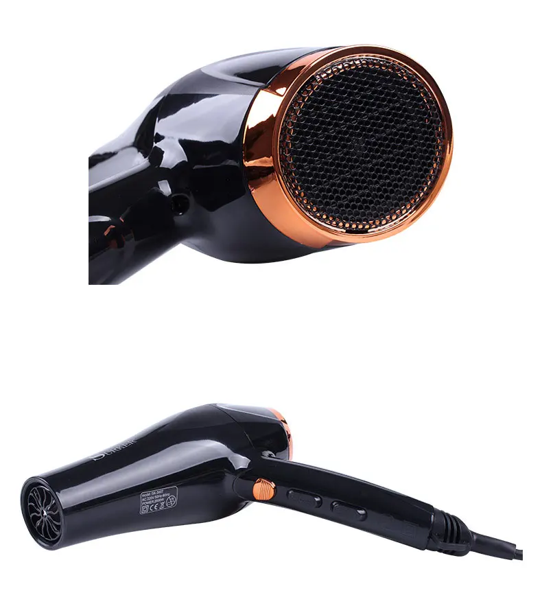 SURKER Negative Ion Hair Dryer Professional Salon Multi-stage Adjustment Hair Dryer