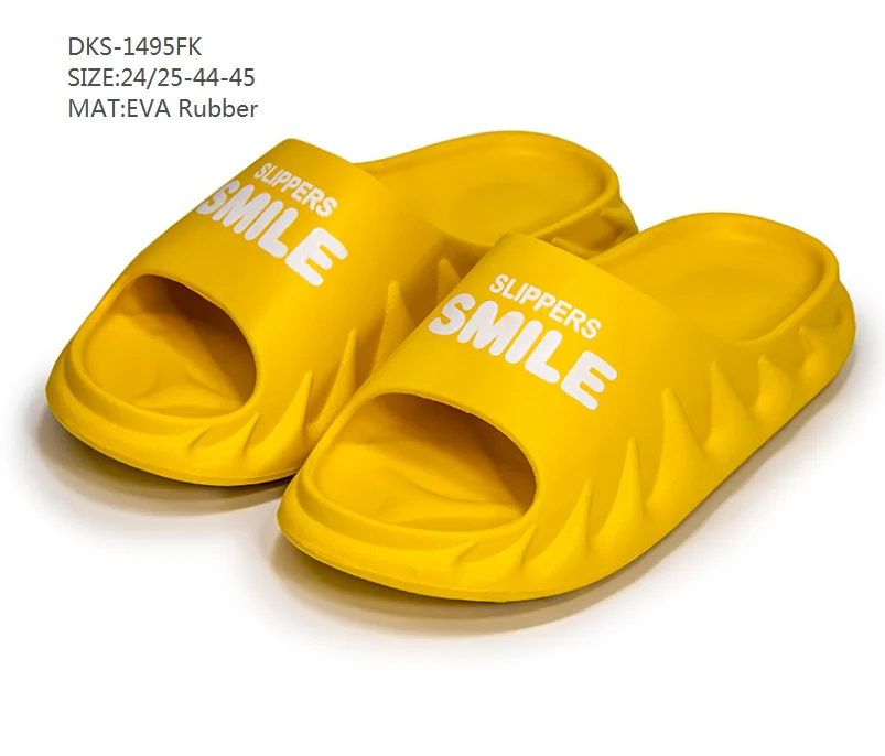 Wholesale spot summer home slippers lovers cool slippers indoor and outdoor flip-flops on excrement feeling thick sole slippers