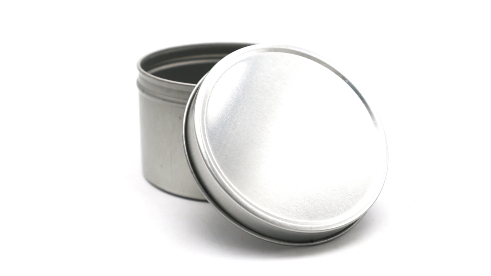 Wholesale 2oz 4oz 6oz 8oz Empty Round Scented Decorative Rose Gold Tin Container Jars Travel Matte Black Tinplate Candle Tins