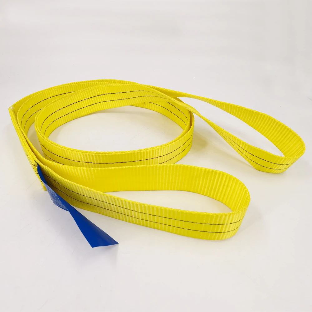 Cargo lifting endless webbing sling belt 100% High Tensile polyester flat webbing sling