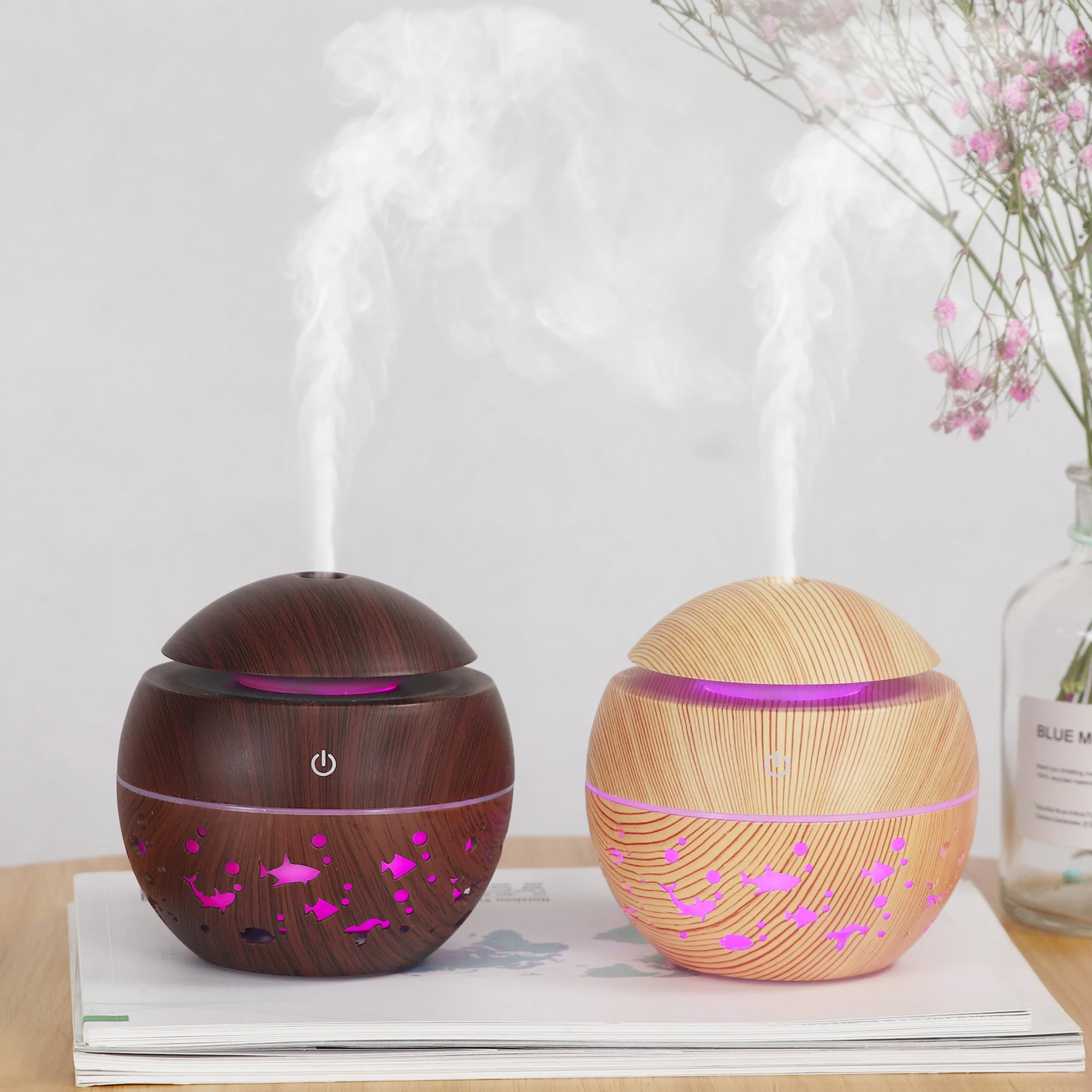Car Diffuser Humidifier USB Diffusers Ultrasonic Cool Mist Humidifier for Vehicle Automobile