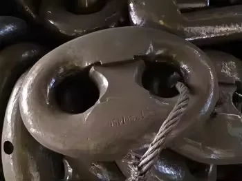 marine anchor kenter shackle stud link anchor chain cable accessories