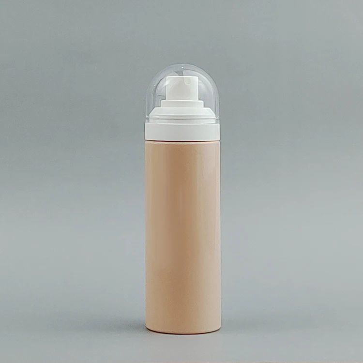 Customized design and logo korea cosmetic packaging transparent 4oz 20 to 150 ml spray plastic bottle with pump