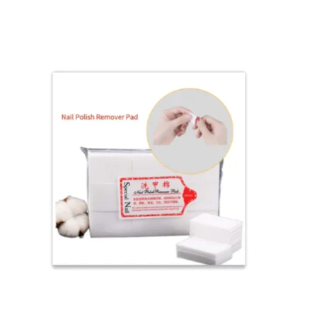 OEM nail polish remover cotton flannelette manicure special tool disposable cleaning scrub odorless nail wipes