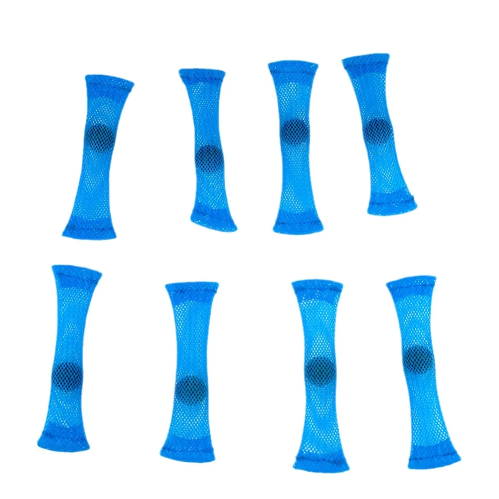 2025 New Bright Colored Fidget Marble Montessori Toys Mesh And Marble Fidget Toys For Adults Kids Marbles Mesh Top Toy