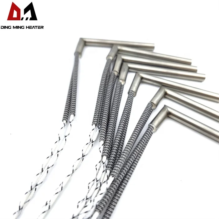 L Type Heating Tube Resistance Heater Single Head Cartridge Heater