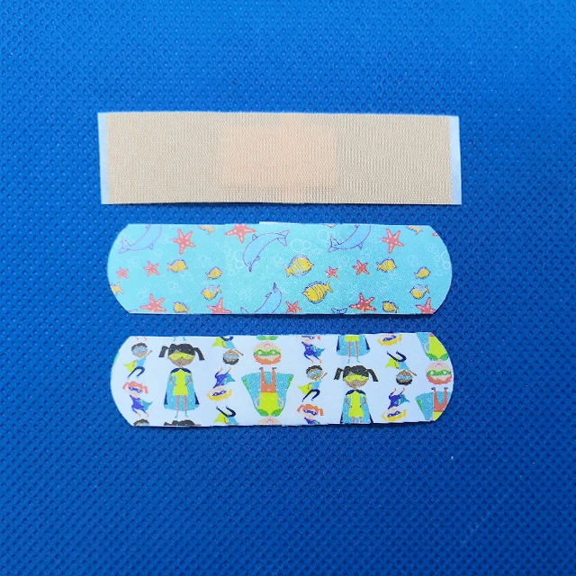 Life Premium colored Elastic Fabric Plasters, Brown Color First Aid bandage band aid strip