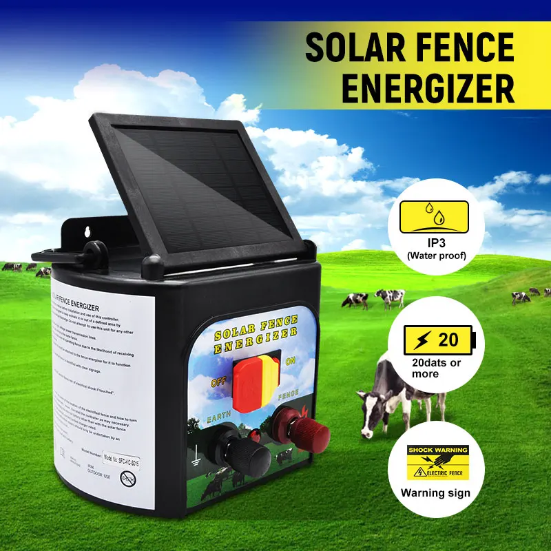 China manufacturer High quality Farm livestock solar powered electric fence energizer security system cow equipment