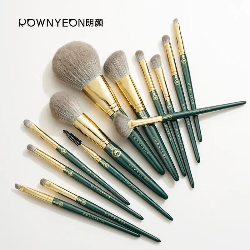 Best Selling Beauty Design Unique 13pcs Personalized Face Holographic Makeup Brush Marble Set