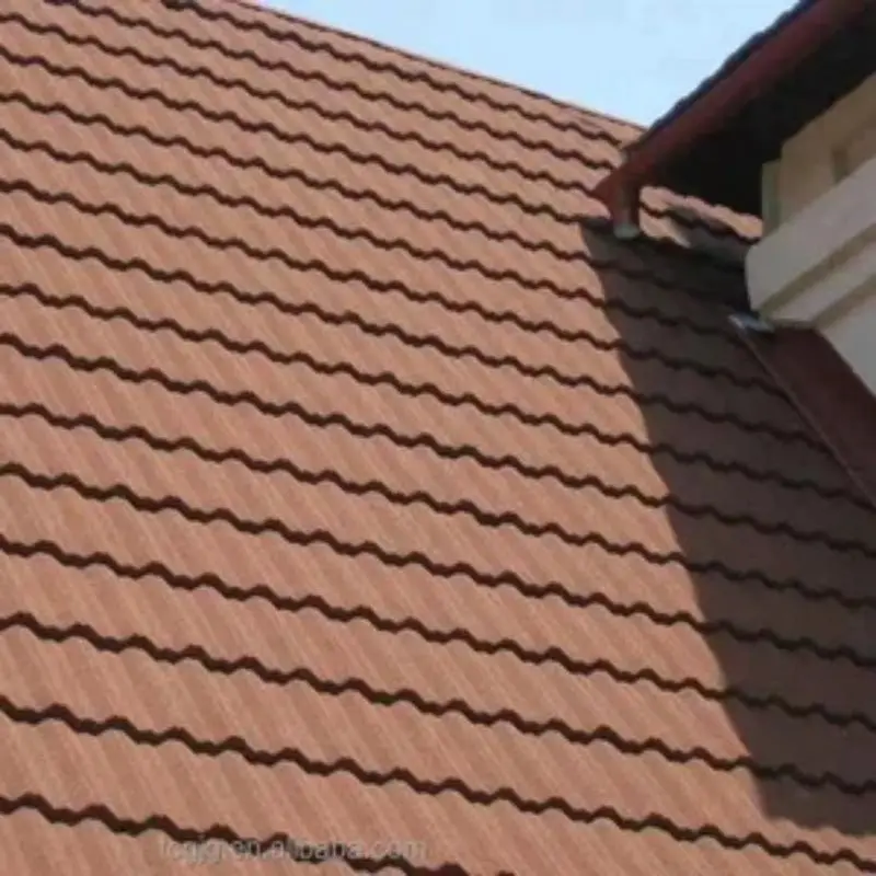 Stone Coated Metal Roof Tiles China Factory Price Stone Coated Metal Roof Tile Telhas Milano Building Material