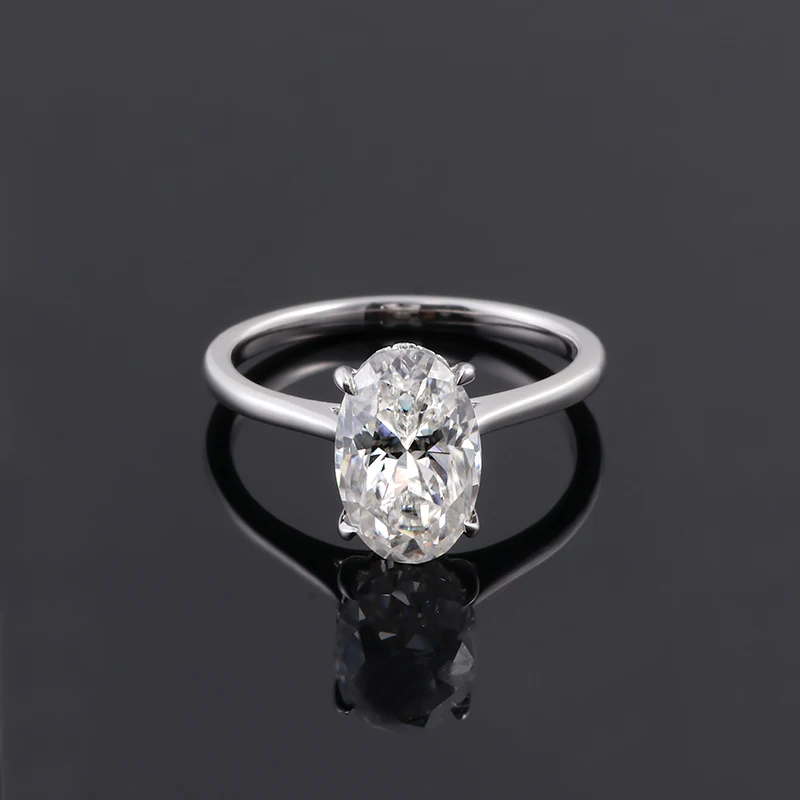 Lady perfect ring jewelry women 14 k gold moissanite diamond ring gold fashion ring gift