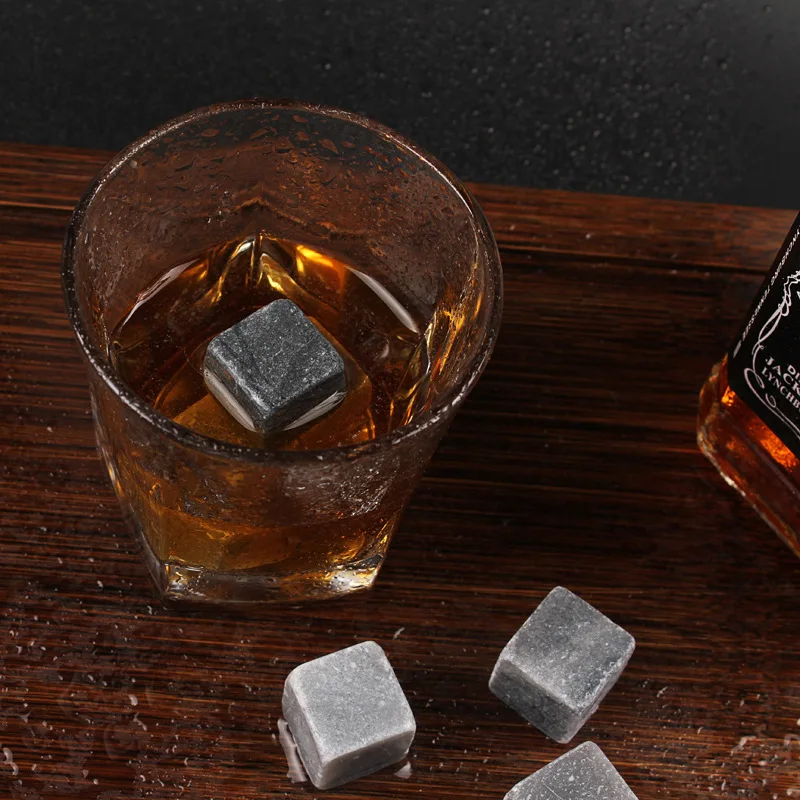 Factory Direct Sale natural kind of gemstone sipping stone cube for ice whiskey wine