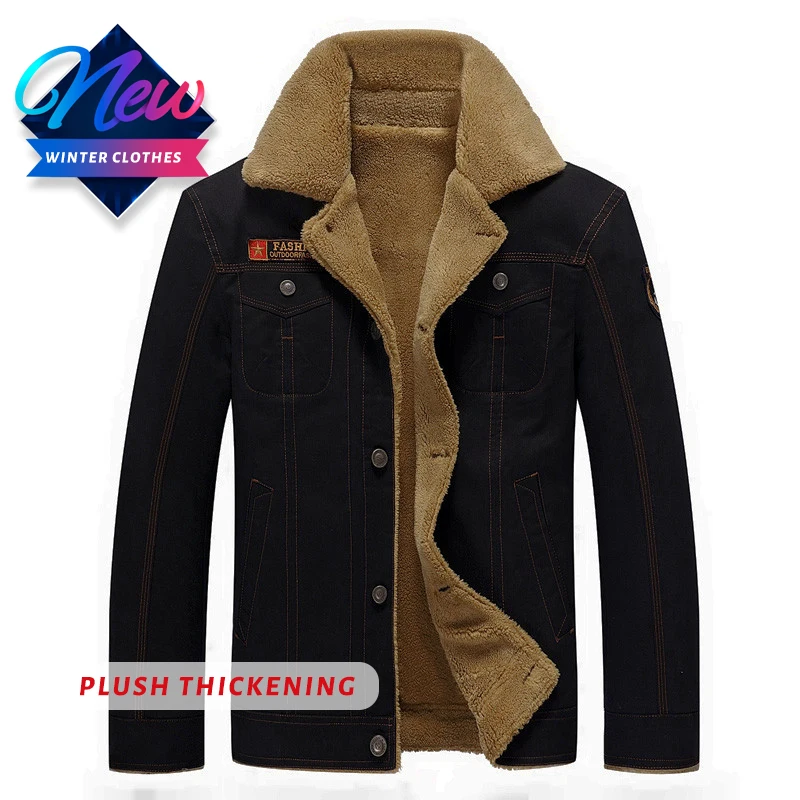 Mens Clothing Casual Wear Jackets Coats With Fleece Lining Classic Style Winter Jacket men women clothing