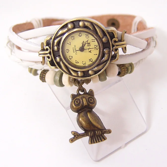 Luxury Brand Leather Quartz Watch Women Ladies Casual Fashion Vintage Bracelet Wrist Watch relogio feminino female