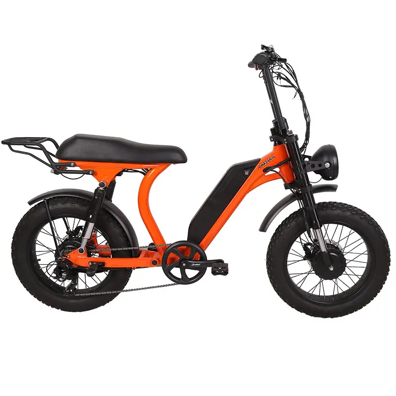 Customize Electric Bike Adult 7 Speed Electric Bicycle Lithium Battery 20 Inches 17.5AH Electric Bike