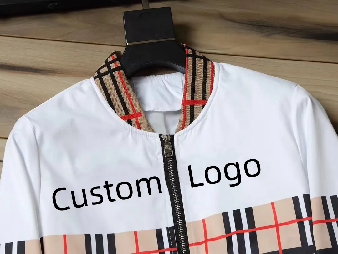 Burb Casual Work Jacket Men erry Fashion Plaid Patchwork Jacket Waterproof outdoor lightweight jacket