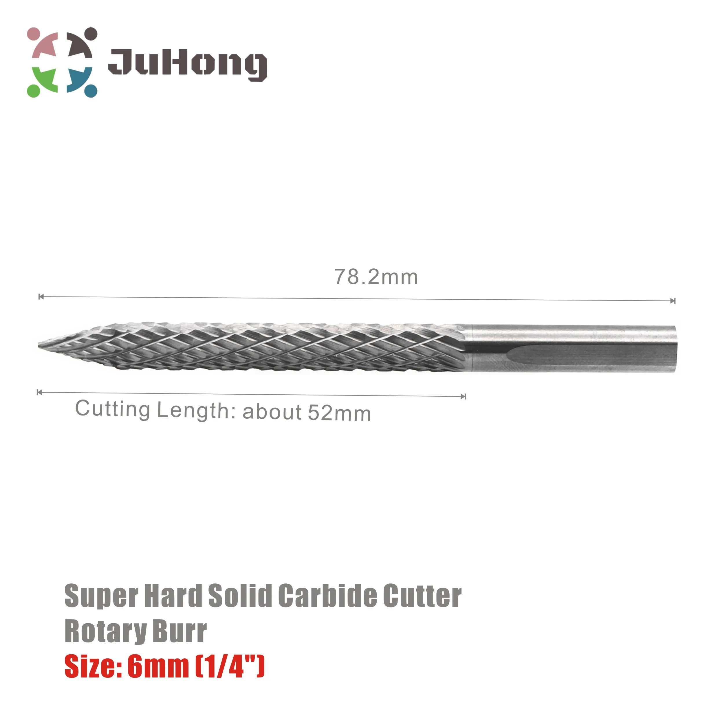 1 pair 6mm Super Hard Solid Carbide Cutter Rotary Burrs Carbon Steel Pneumatic Drill Bit Patch Plug Tire Injury Repair Tool