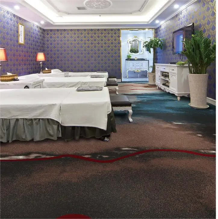 Nylon Printing Carpet 100% Polypropylene wall to wall Indoor Carpet for  Commercial office