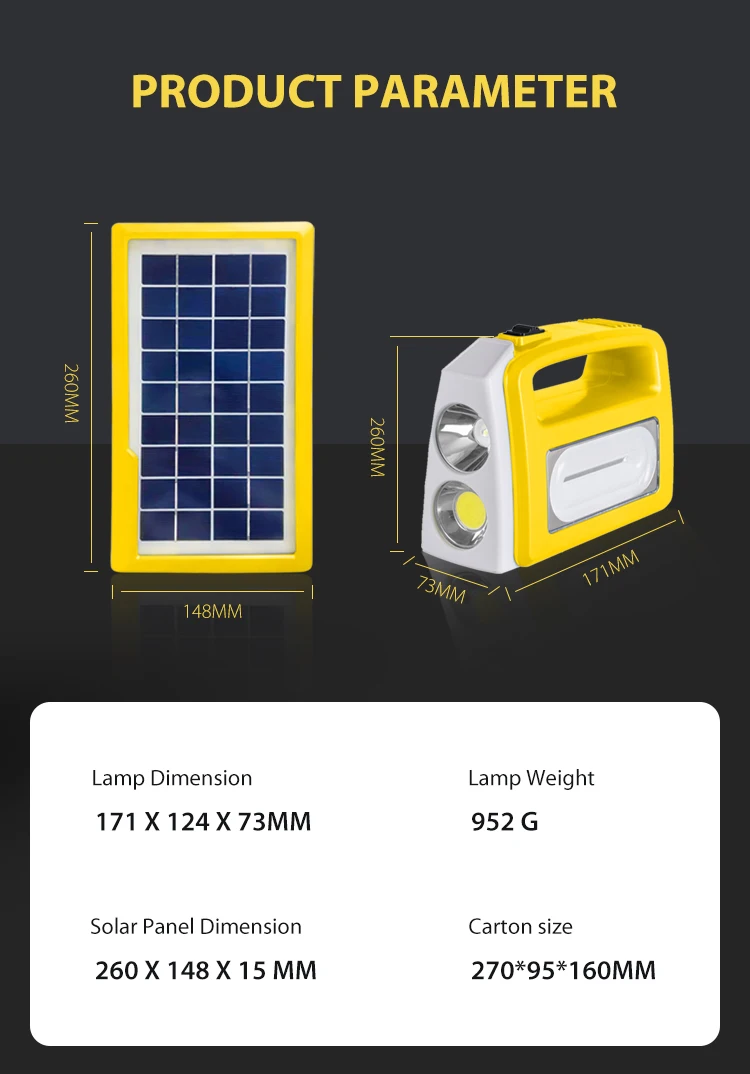 Emergency Solar Light Portable Smart Power Station 5V 5W 18W Mini Home Solar Generator with Solar Panel Led Light