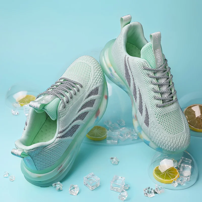 Breathable Walking Style Shoes Mesh Flat Men Wild Running Casual Luxury Sports Shoes