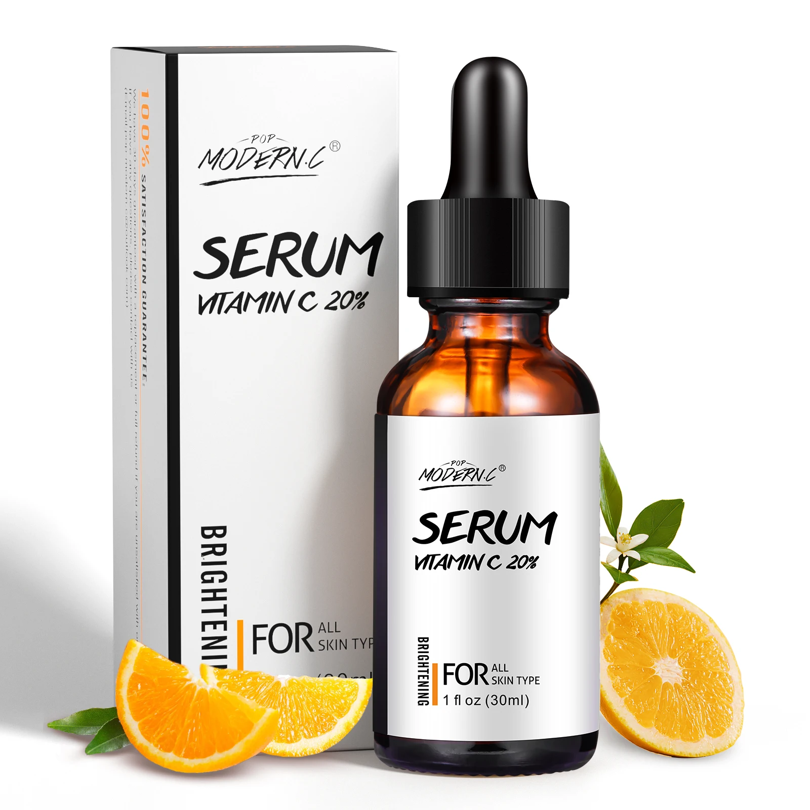 Skin Brightening Serum Vitamin C Serum with Hyaluronic Acid for Face 30ml Lightening Anti Aging Serum