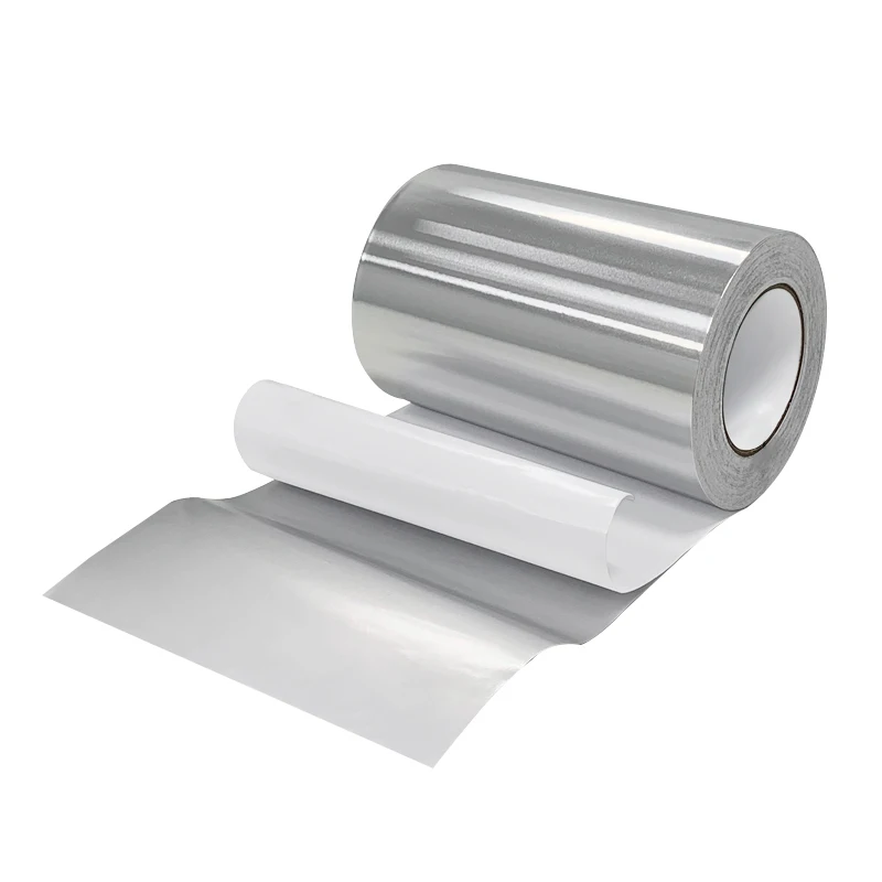 high temperature repair adhesive link proof  custom silver aluminum foil duct tape,double sided aluminium foil tape HVAC Repair