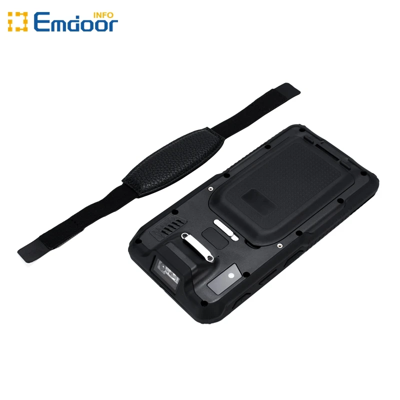 Emdoor высокого класса 6 дюймов IP68 смартфон Win10 IOT Прочный ручной терминал КПК с 1D 2D штрих-код NFC UHF