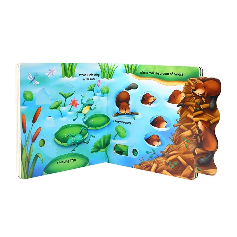 China Custom Color Bulk A5 Children Hard Cover Activity Book Printing Service