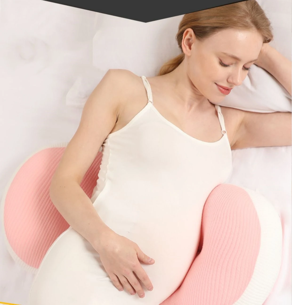 Многофункциональная подушка для сна и кормления во время беременности, Удобная U-образная подушка из полиэстера для беременных