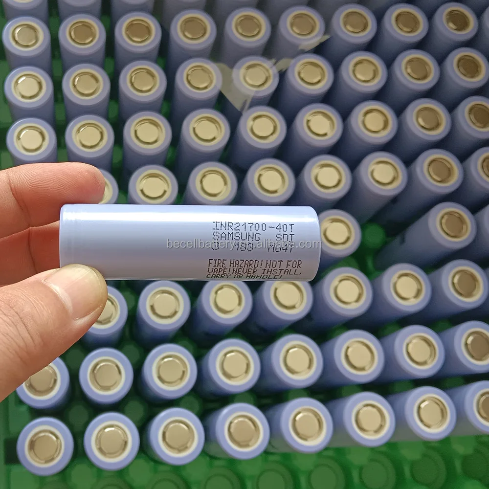 21700 SAMSUNG 40T 3 7 v литиевая перезаряжаемая батарея высокого разряда 4000mah INR21700