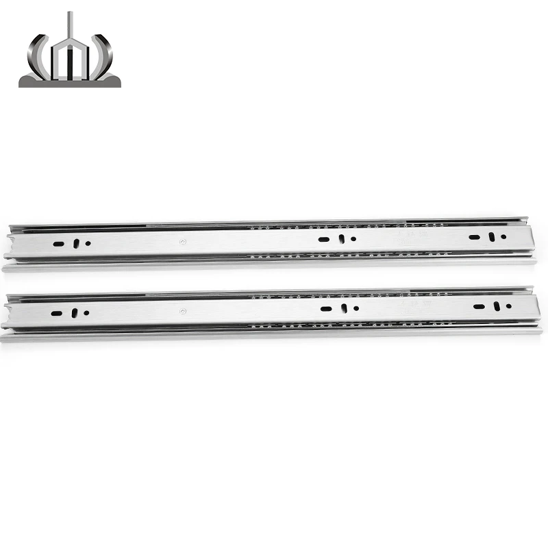 triple extension ball bearing drawer rail tool box metal slides